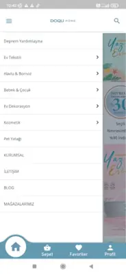 DoquHome E-Ticaret android App screenshot 0